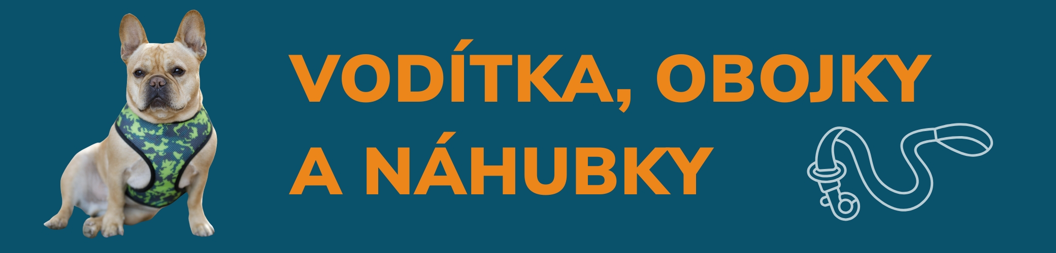 voditka obojky nahubky pro psy